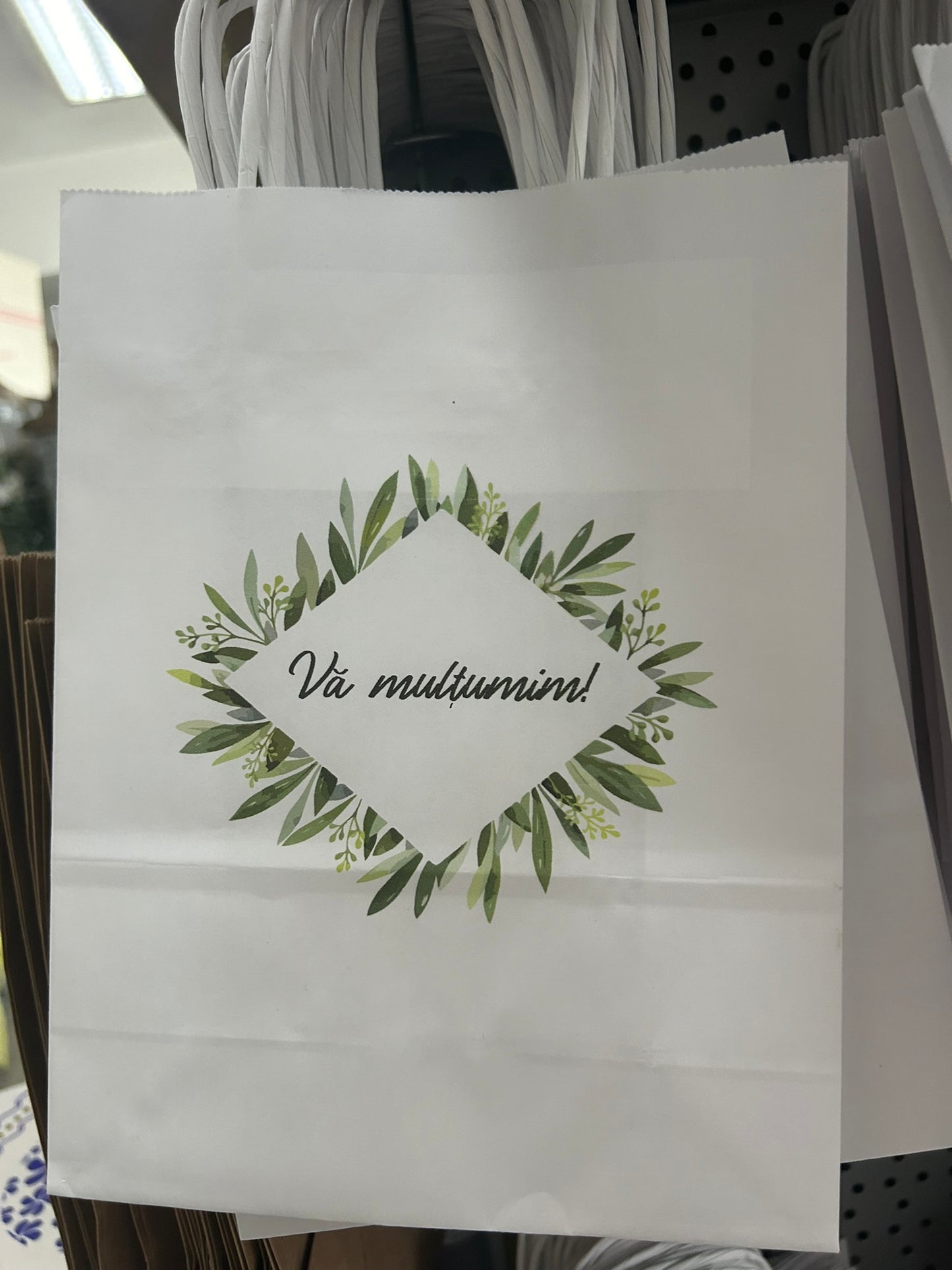 Pungă mărturii cu mesaj