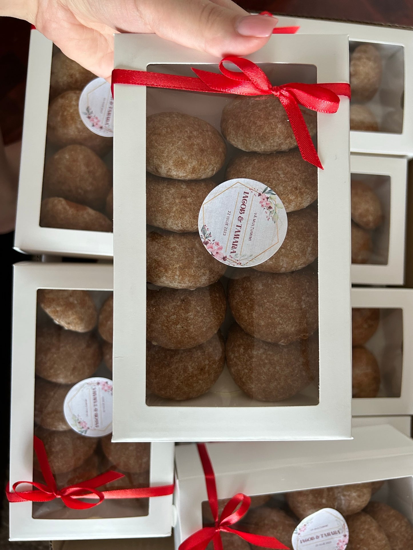 Cutie personalizată cu turtă dulce (12 buc.)